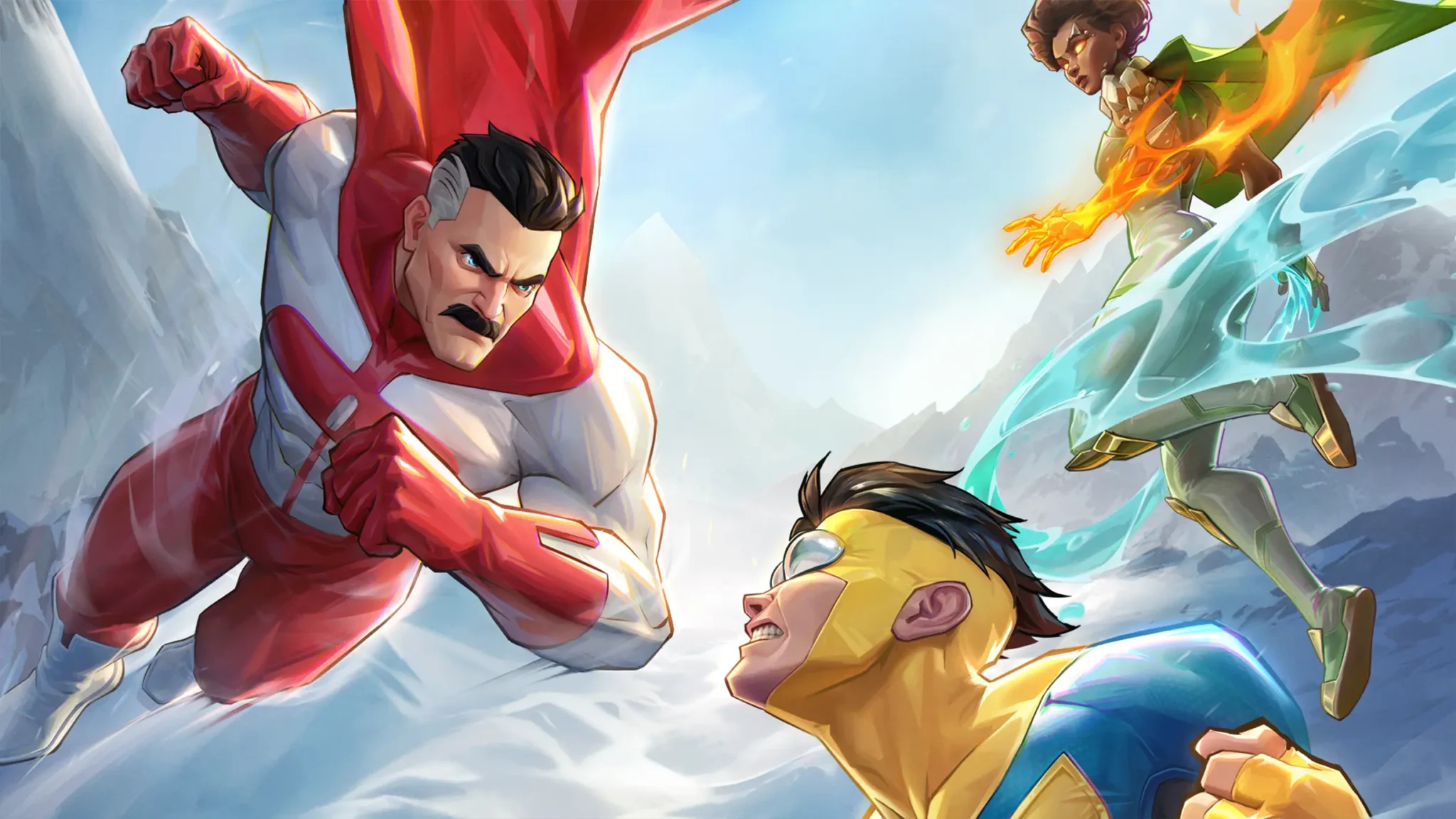 Arte promocional de Invincible VS, el juego de pelea 3v3 de Skybound con lanzamiento el 30 de abril de 2026.
