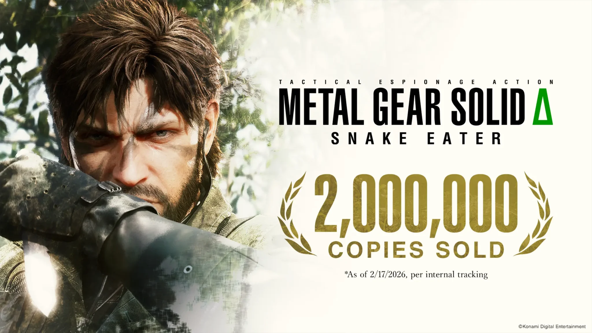 METAL GEAR SOLID Δ SNAKE EATER alcanza 2 millones de ventas en PS5 Xbox Series X|S y PC